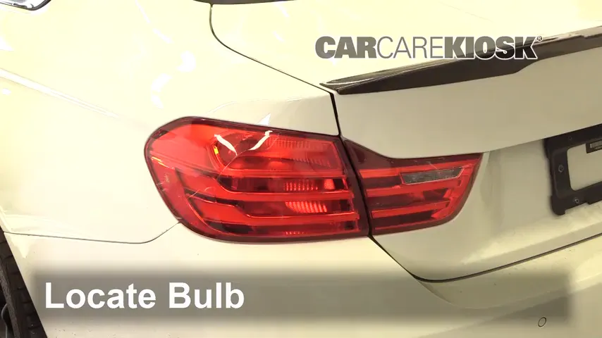 2015 BMW M4 3.0L 6 Cyl. Turbo Coupe Lights Turn Signal - Rear (replace bulb)